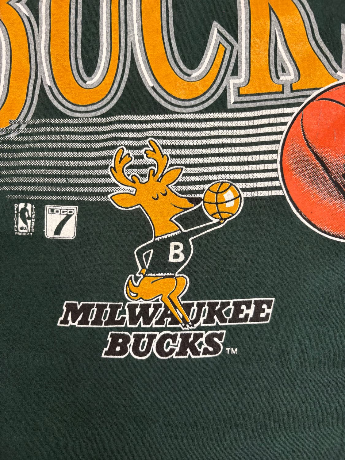 이염) logo7 밀워키벅스 티셔츠 상품이미지6