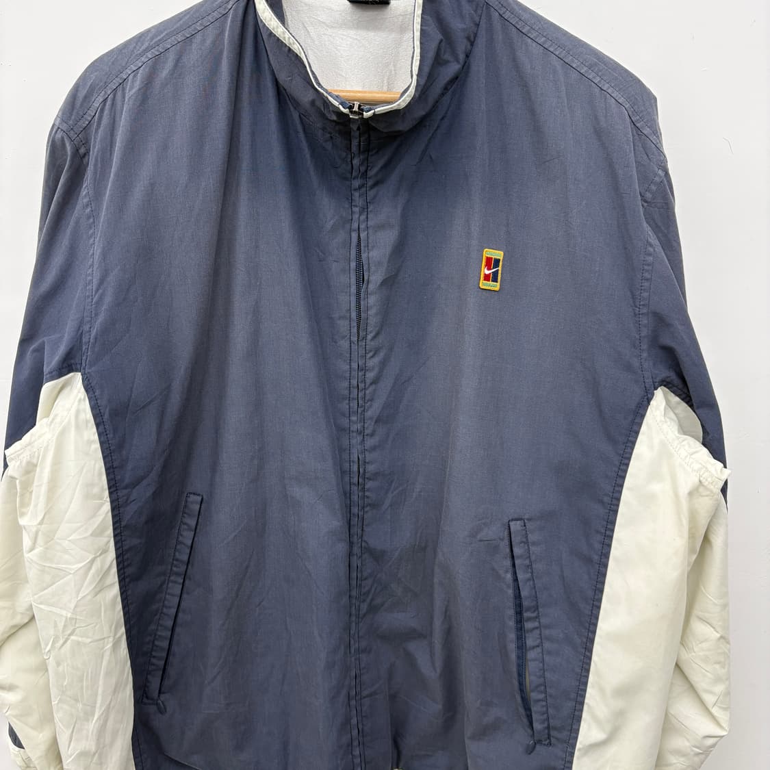 나이키 네이비/아이보리 빈티지 바람막이 자켓 상품이미지2