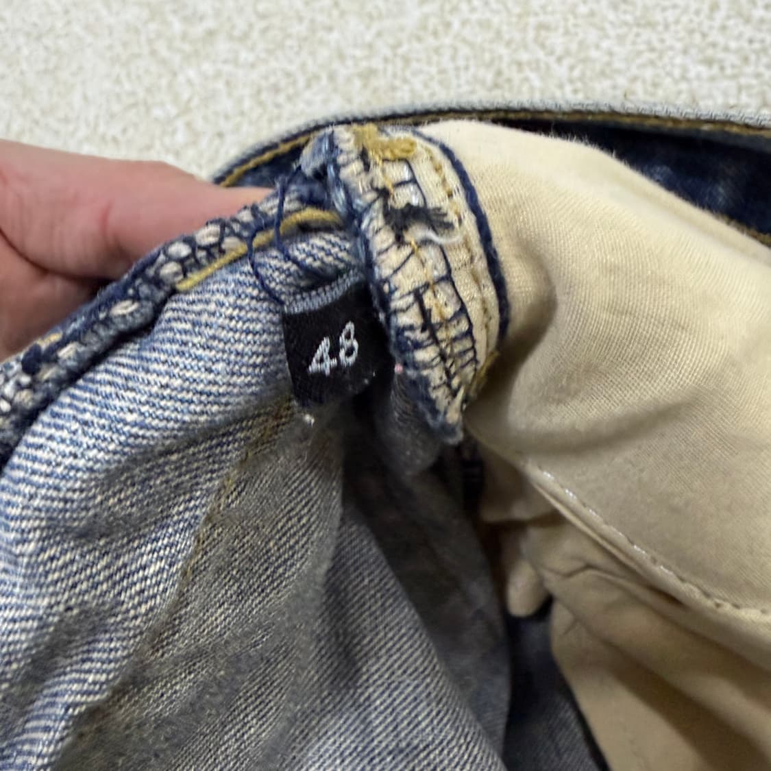 [48] 발망 워싱 바이커 데님팬츠 0108T1 상품이미지6