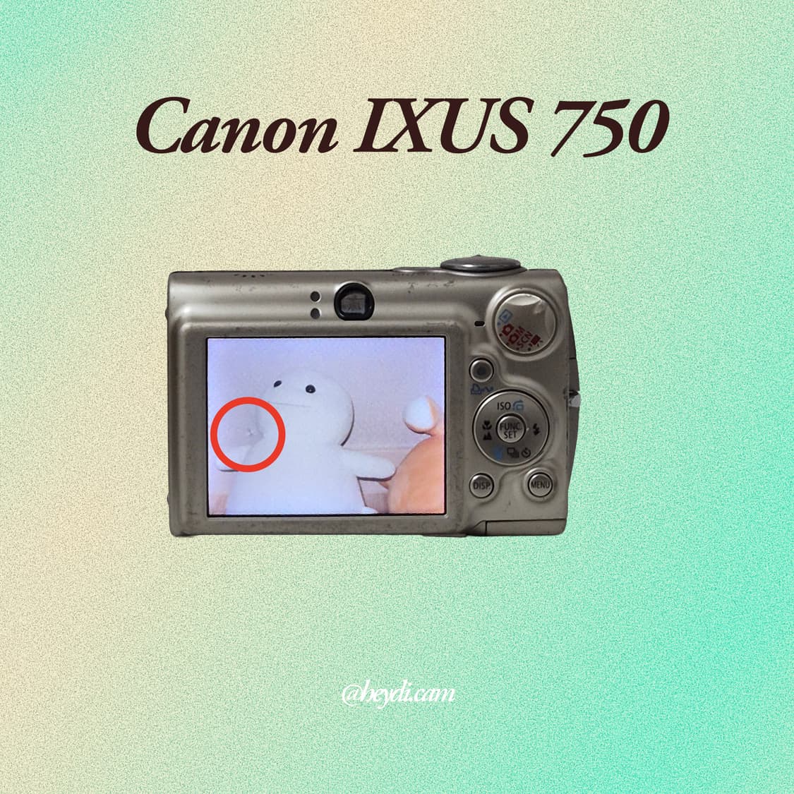 (아일릿 원희) 캐논 ixus750 IXY700 골드 상품이미지4