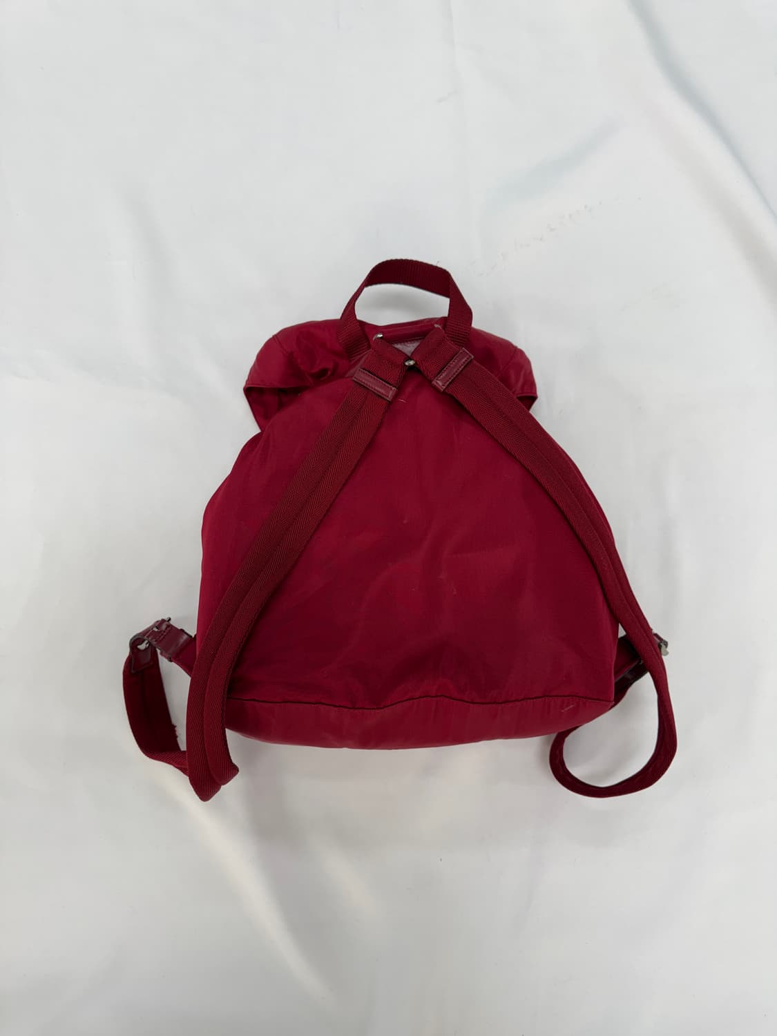 프라다 레드 나일론 포코노 백팩 상품이미지2