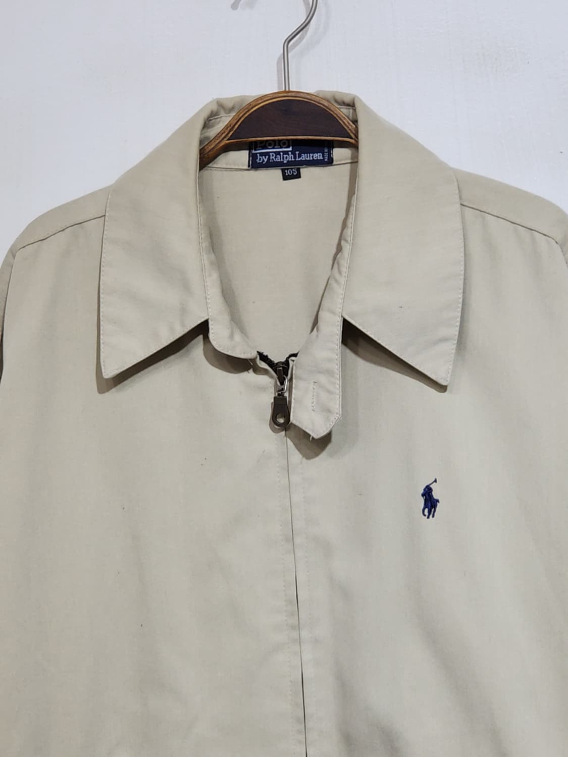 (105) 랄프로렌 폴로 블루종 점퍼 베이지 자켓 캐주얼  상품이미지2