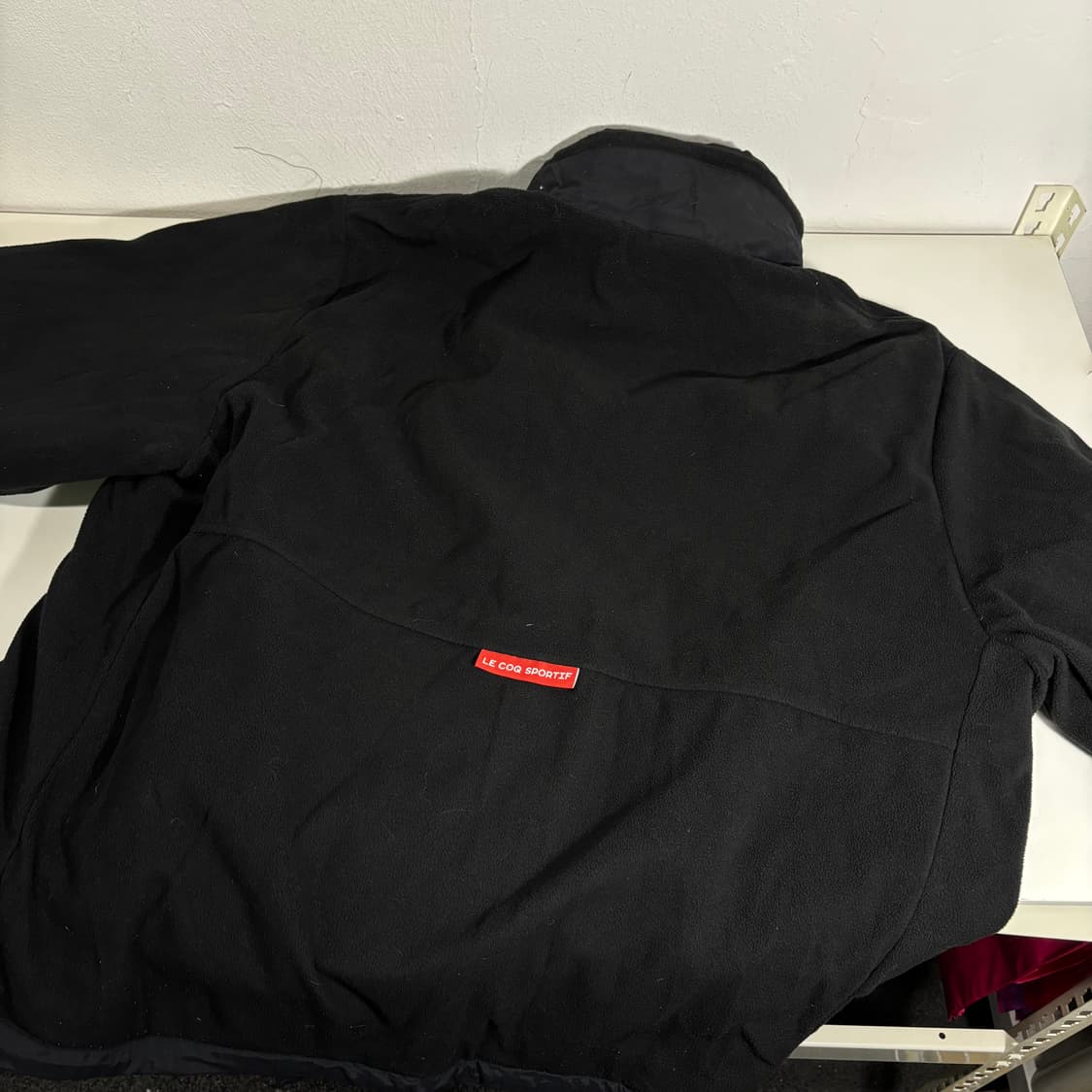 2XL 르꼬끄 스포르티프 블랙 리버시블 바막자켓 상품이미지5