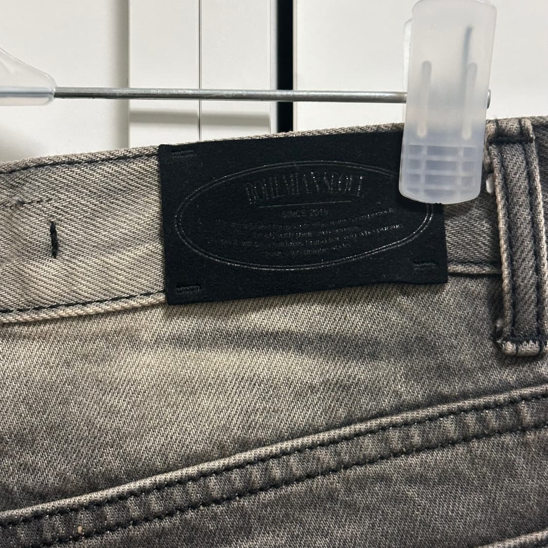 보헤미안서울 데미지 데님 반바지 m 상품이미지5