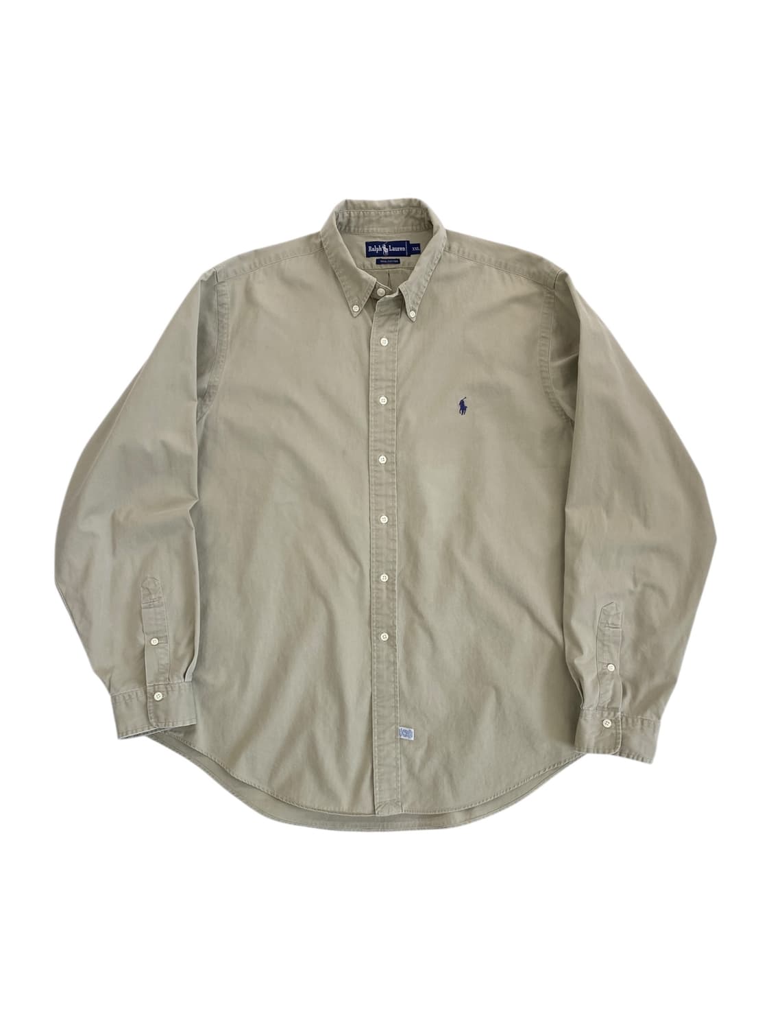90‘s 폴로 트윌 코튼 버튼 다운 셔츠 상품이미지1