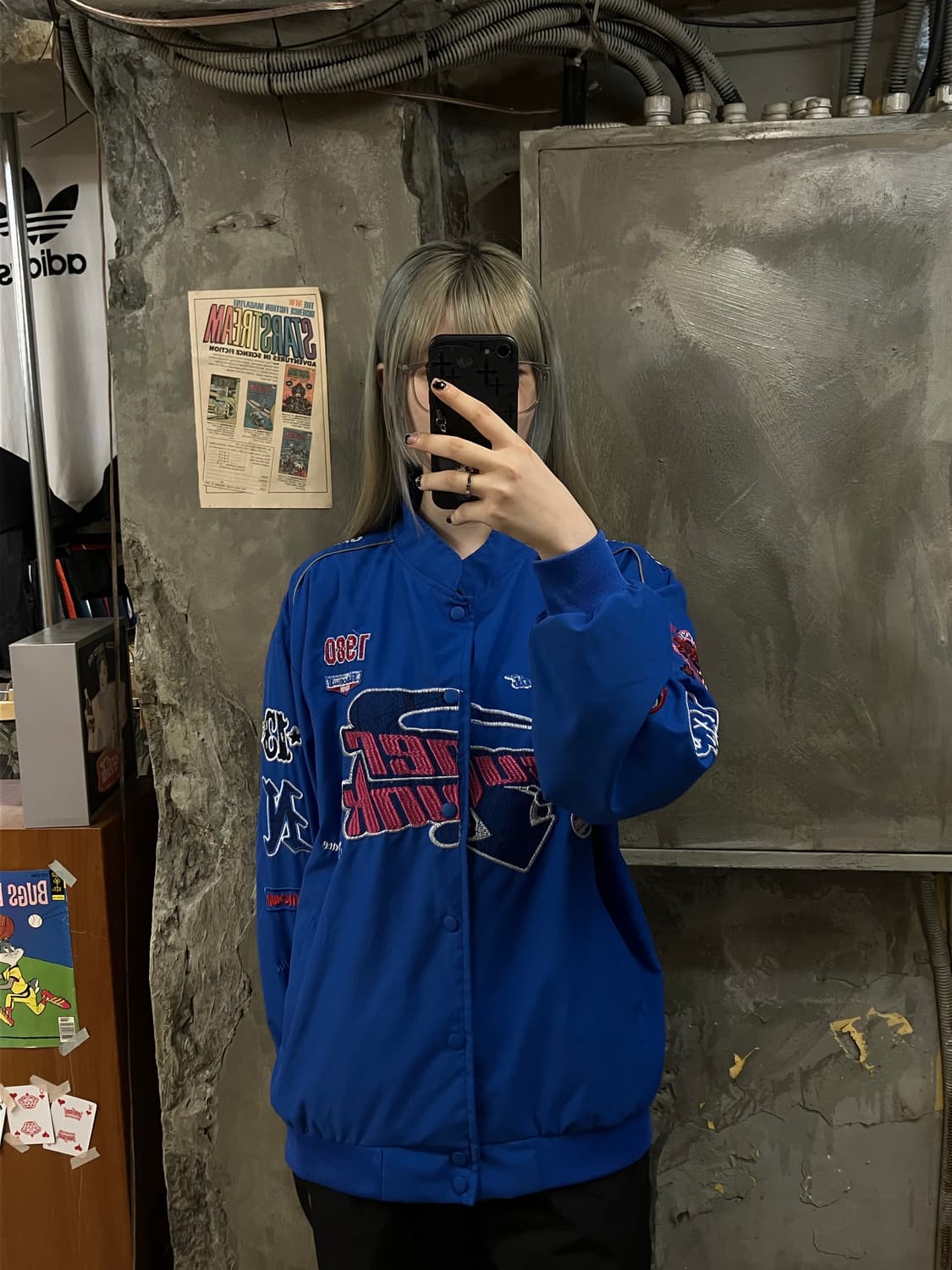 레이싱 자켓 블루  #csz688 상품이미지2