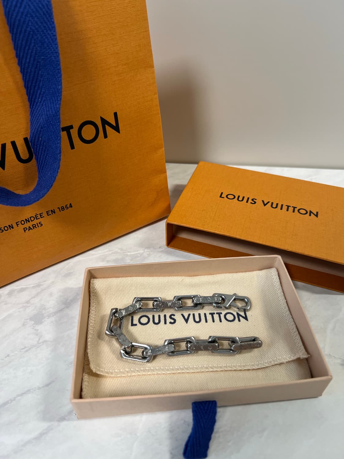 [M] 루이비통 버질아블로 모노그램 체인 팔찌 상품이미지2