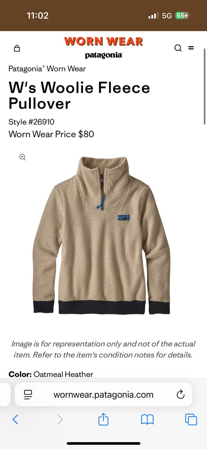 파타고니아 울리 플리스 풀오버 상품이미지4