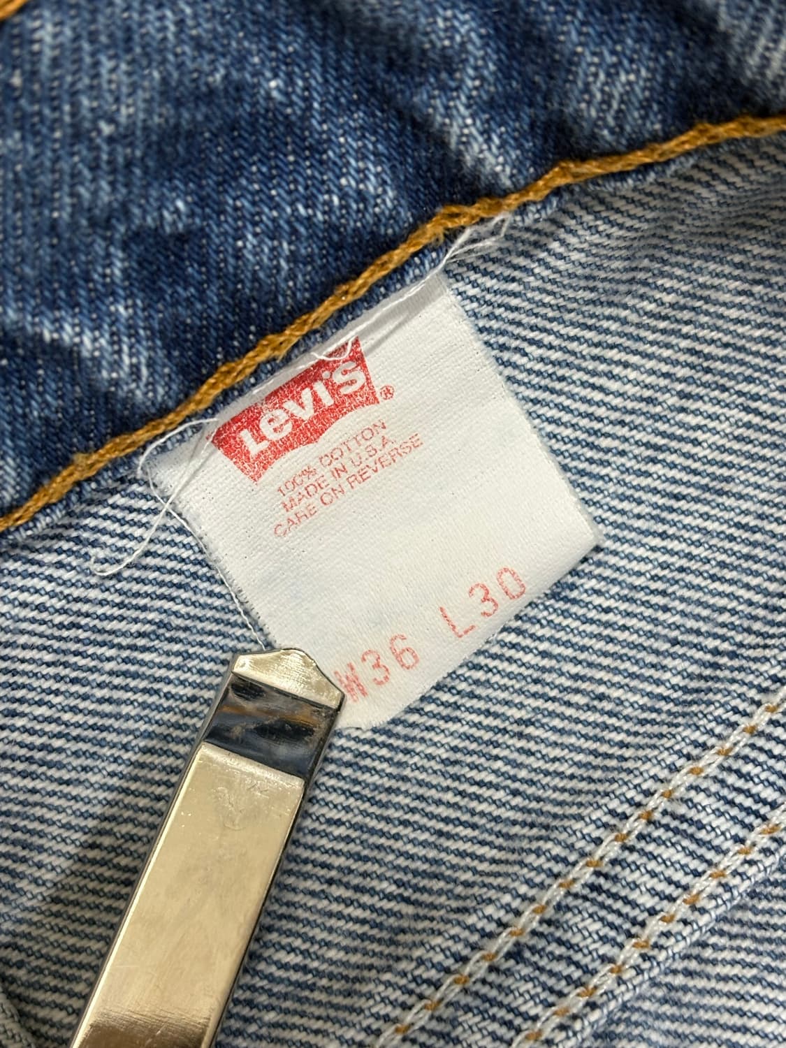 90s 리바이스 517 오렌지탭 데님 USA 상품이미지6