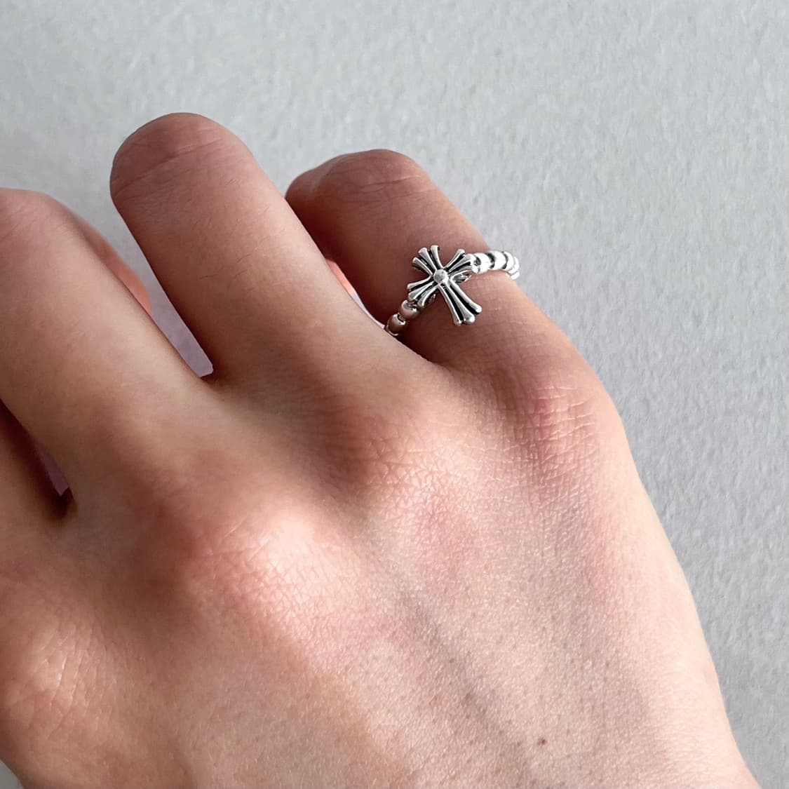 크롬 볼 반지 상품이미지4