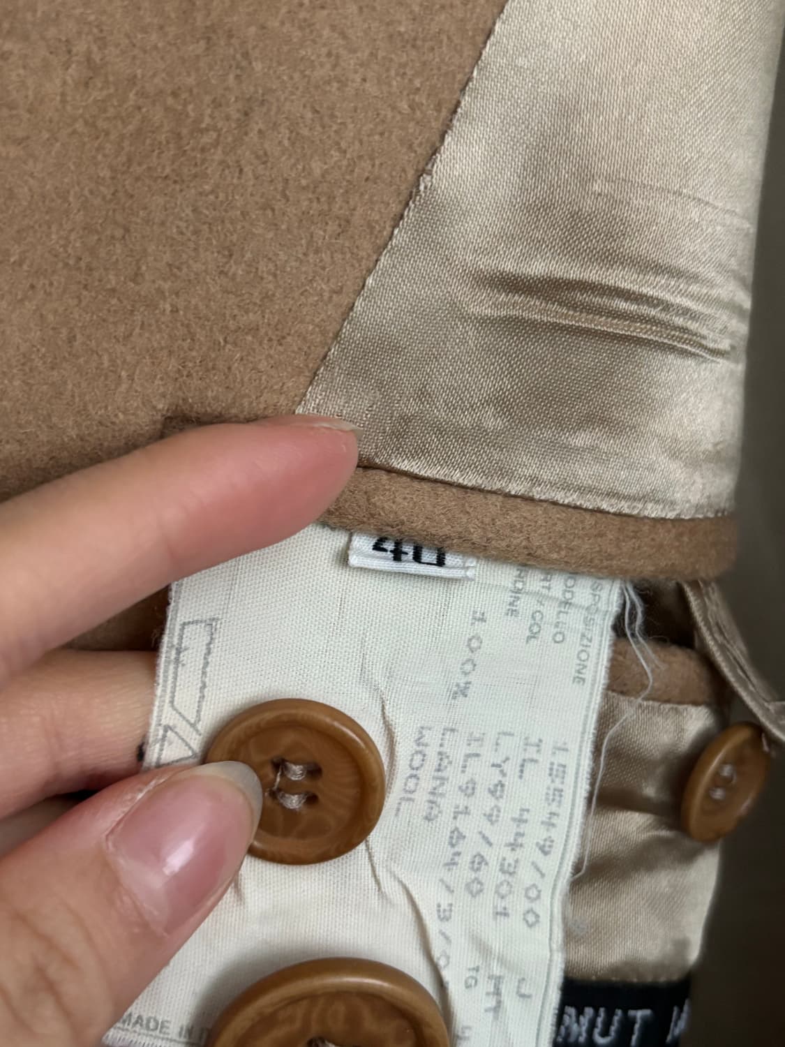 Helmut Lang 헬무트랭 베이지 롱 코트 상품이미지7