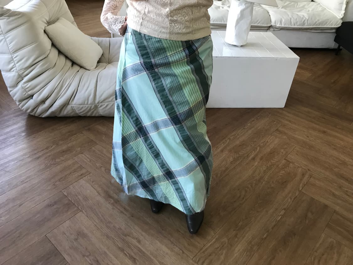 vintage pattern skirt 상품이미지1