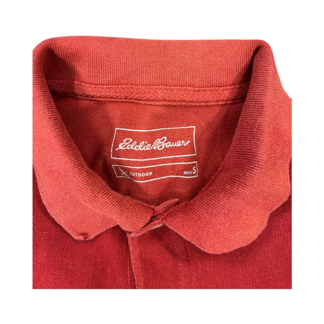 S) 에디바우어 레드 스트라이프 반팔 폴로셔츠 T-106 상품이미지4