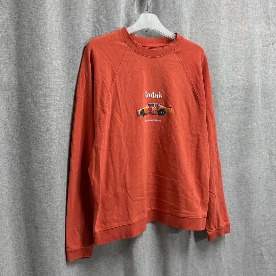 [XL] 코닥(KODAK) 나스카 레이싱 그래픽 피그먼트 긴팔티 상품이미지2