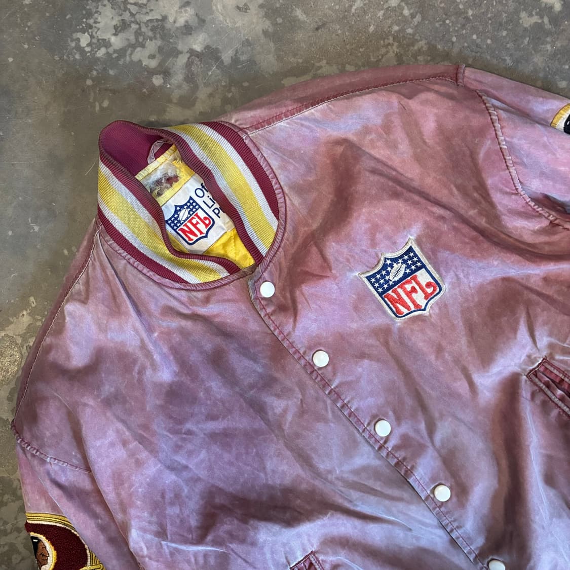 90년대 nfl 워싱턴 레드스킨스 스타디우 자켓 상품이미지4