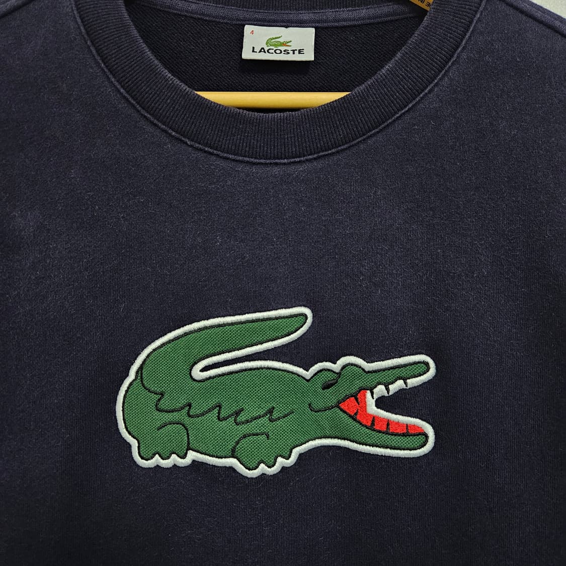 라코스테 빅로고 맨투맨 100 상품이미지4