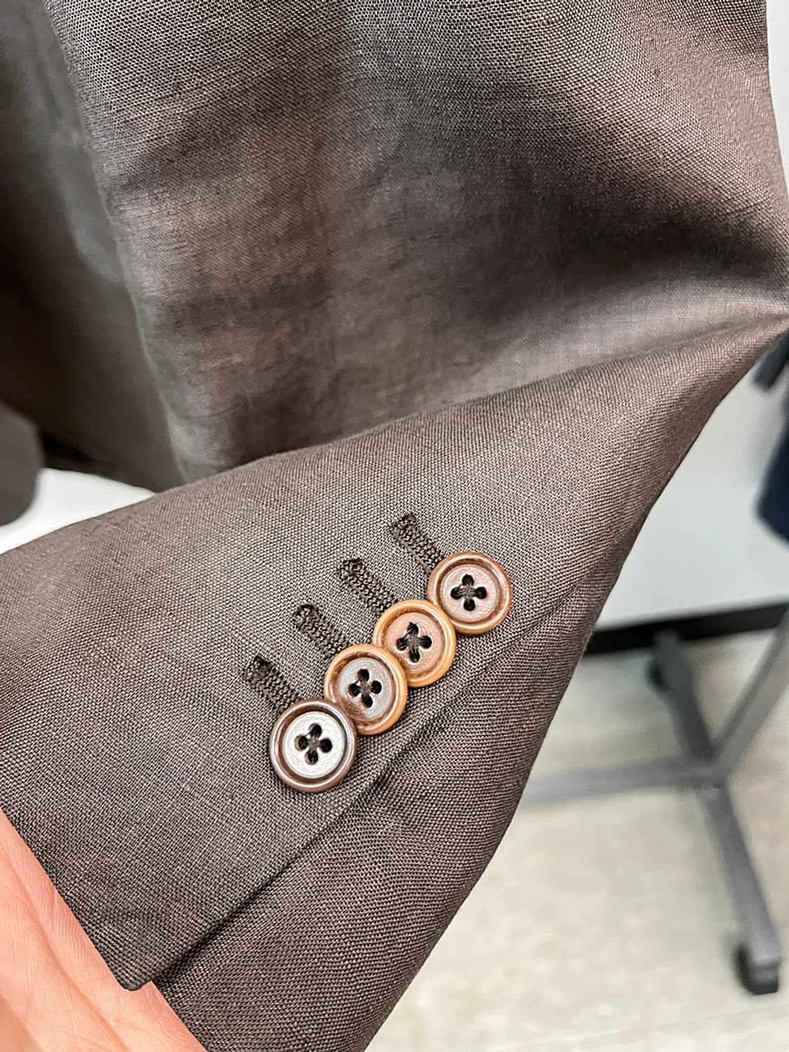 100) 벨그라비아 이태리 린넨자켓  상품이미지6