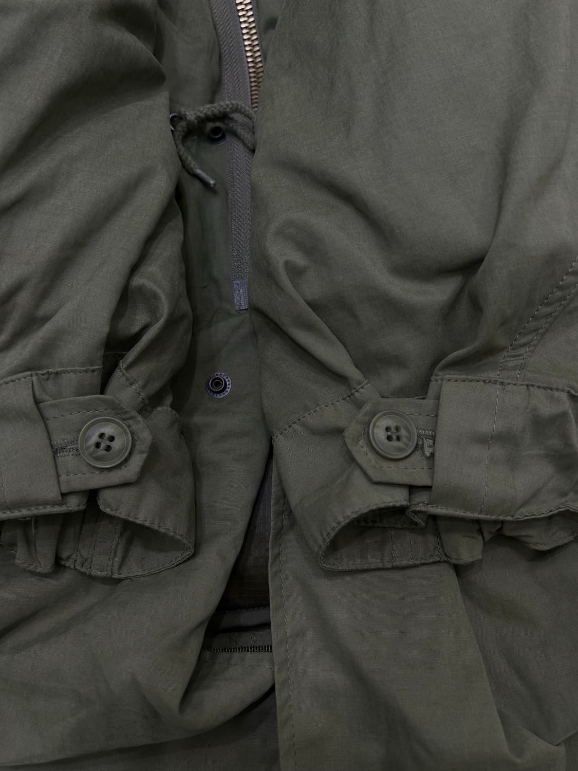 [실측XL]노매뉴얼 피쉬테일/카키 상품이미지5