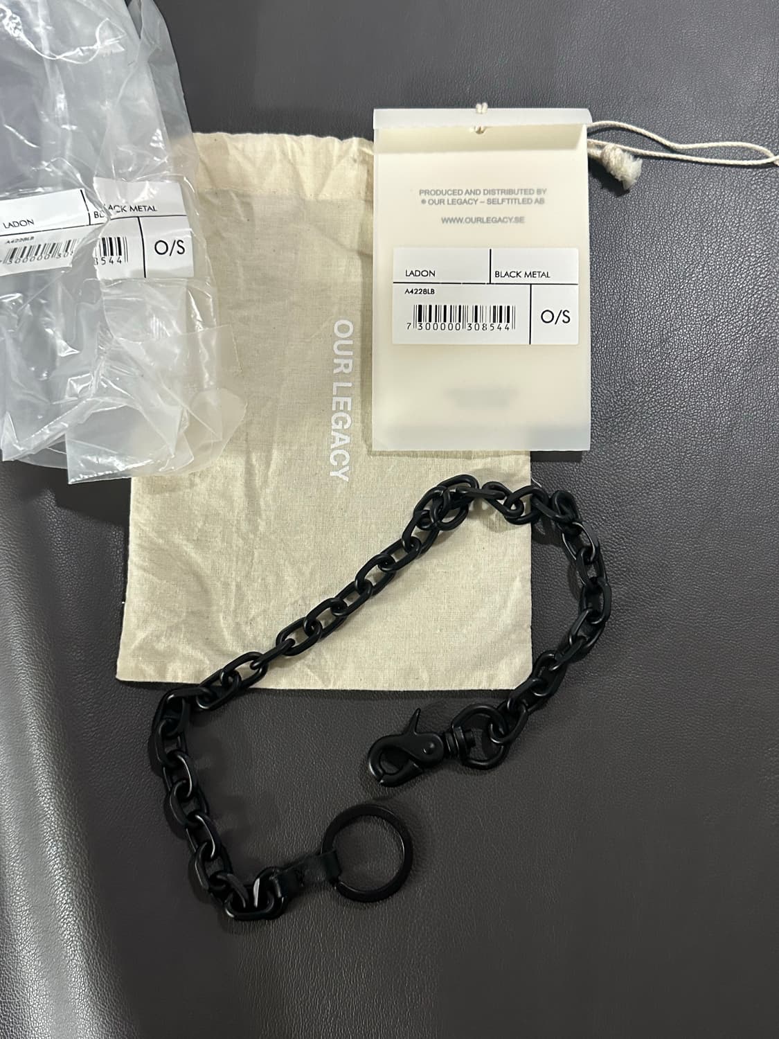 아워레가시 라돈 블랙 체인  목걸이  상품이미지3