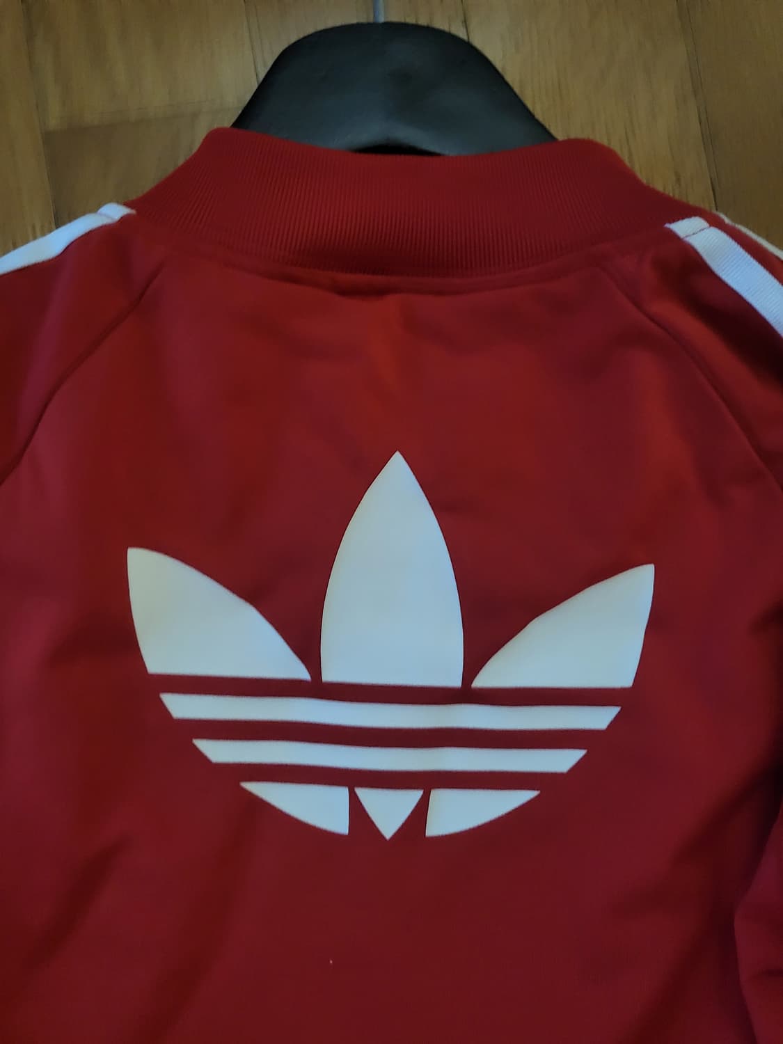 아디다스 슈퍼걸 TT 빨간색 트랙탑 져지 상품이미지1