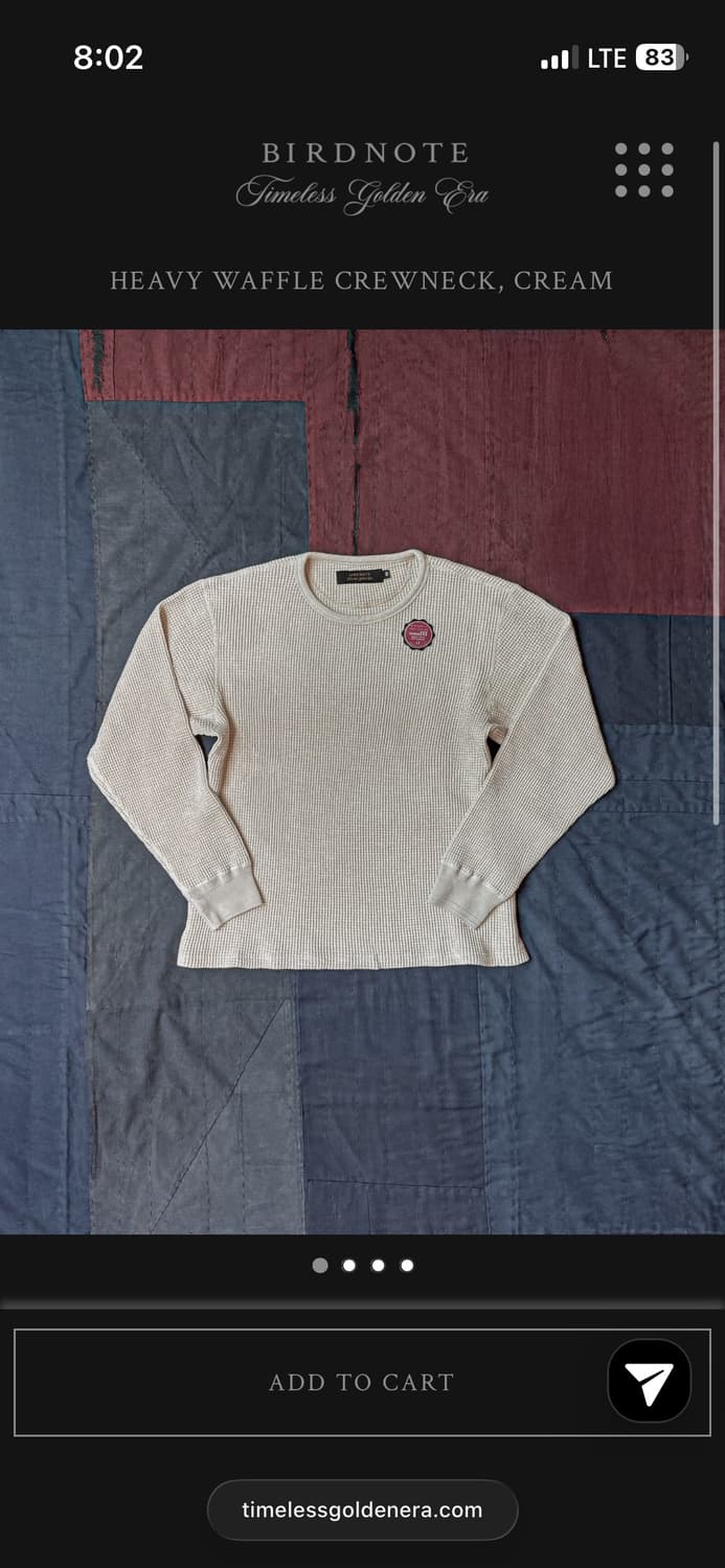 버드노트 와플티 42사이즈 상품이미지1