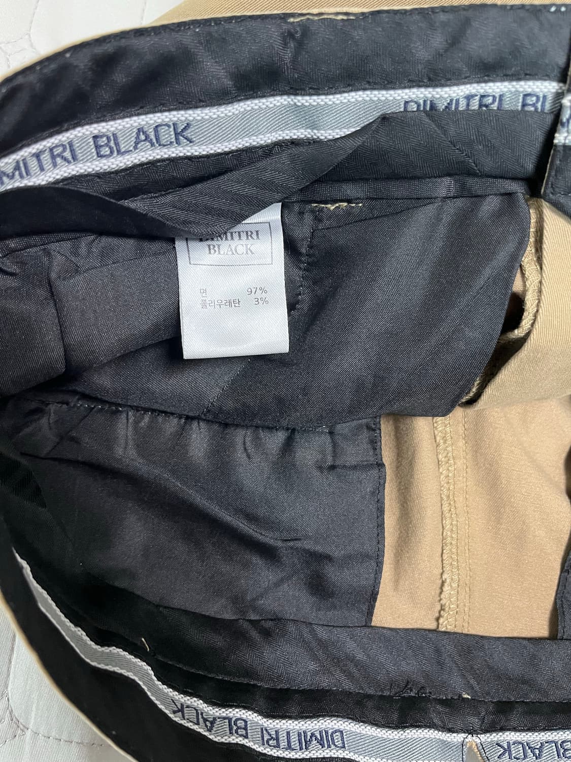32) 디미트리블랙 원턱 치노 팬츠 상품이미지3