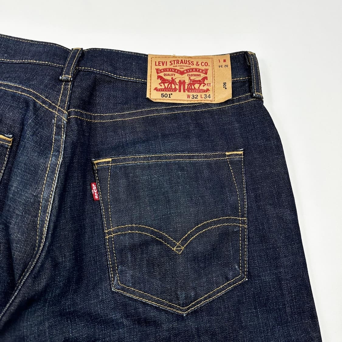 리바이스 501 오리지널 생지 데님 팬츠 (32인치) 상품이미지5
