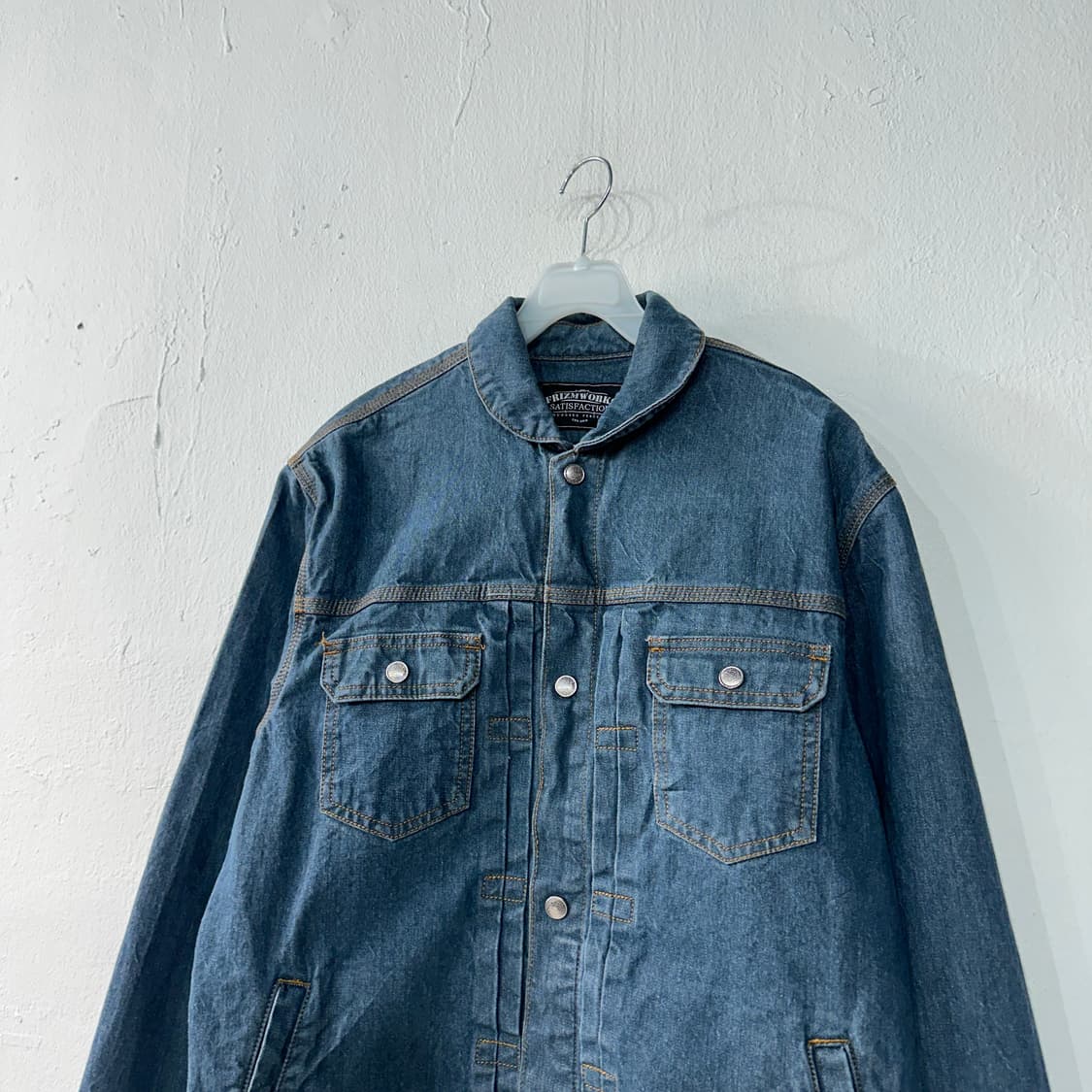 프리즘웍스 데님 청자켓 M 상품이미지2