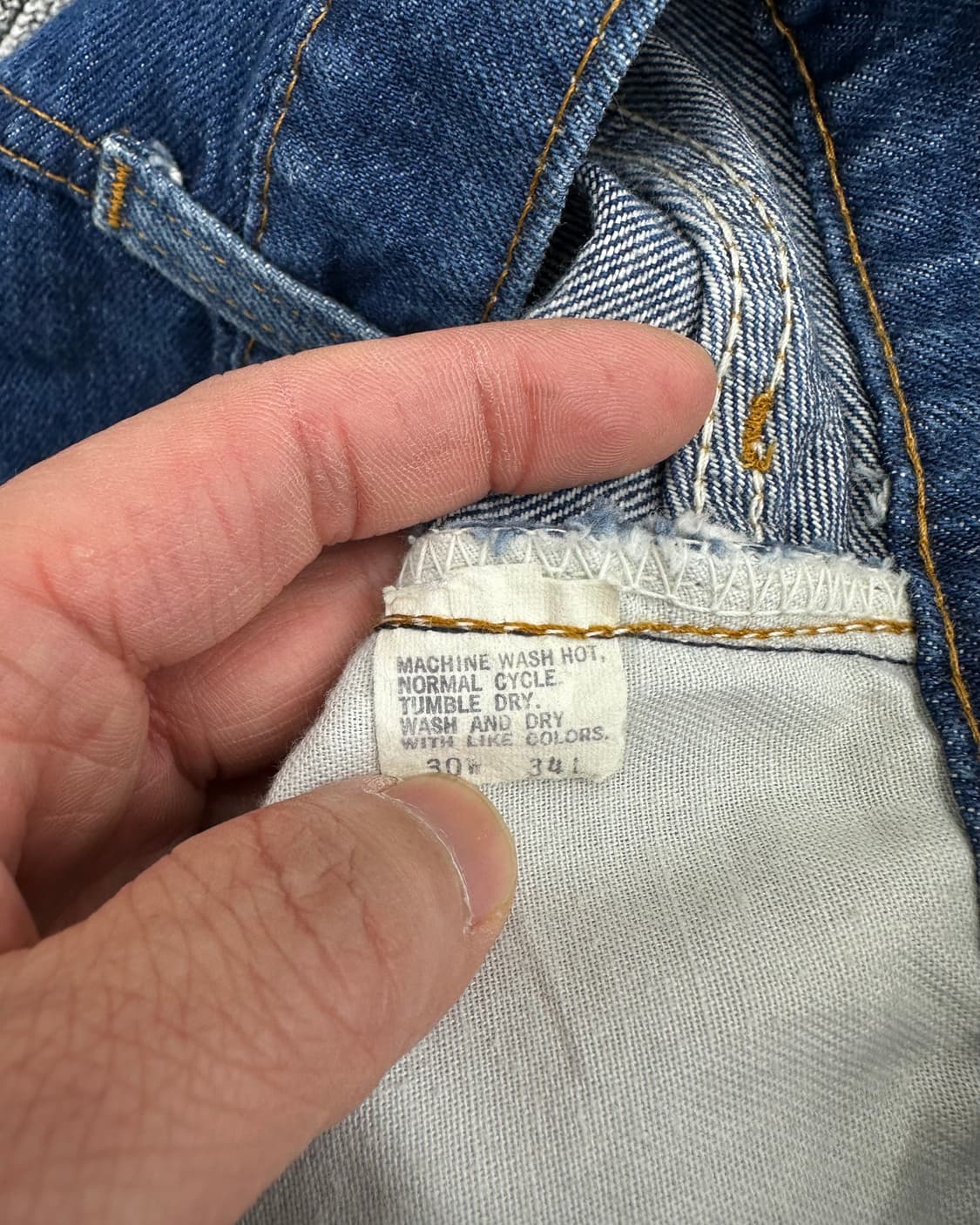 (허단38)80'S 리바이스 USA 505-0217-M1423 상품이미지6