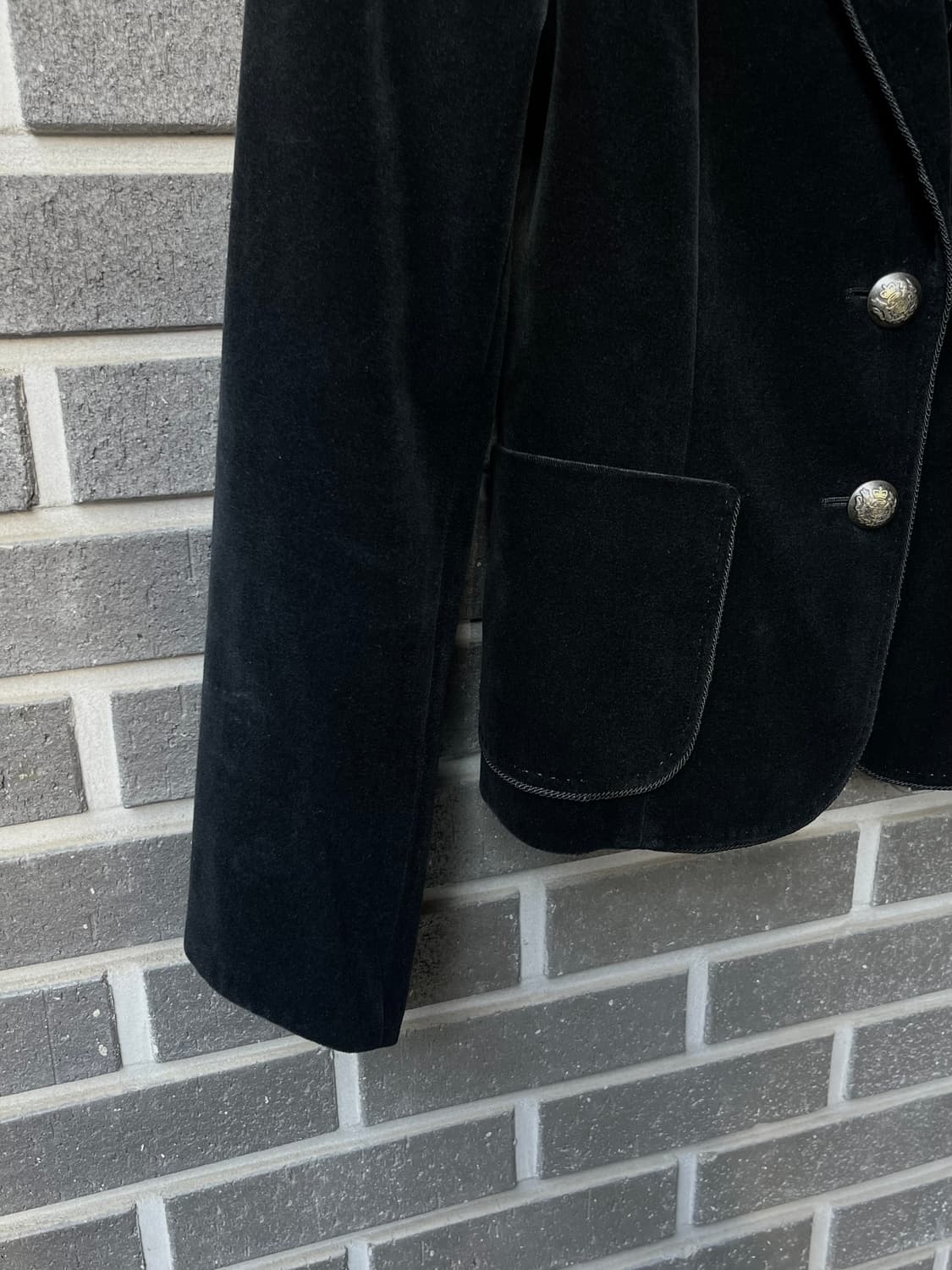 TRANS WORK 벨벳 블레이저 상품이미지8