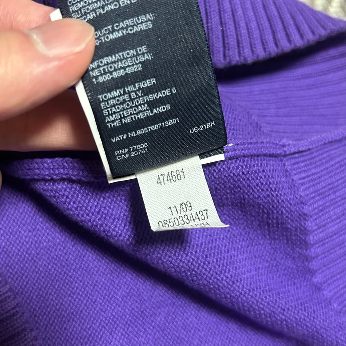 [M] Tommy 타미힐피거 투웨이 보라 집업 니트 상품이미지9