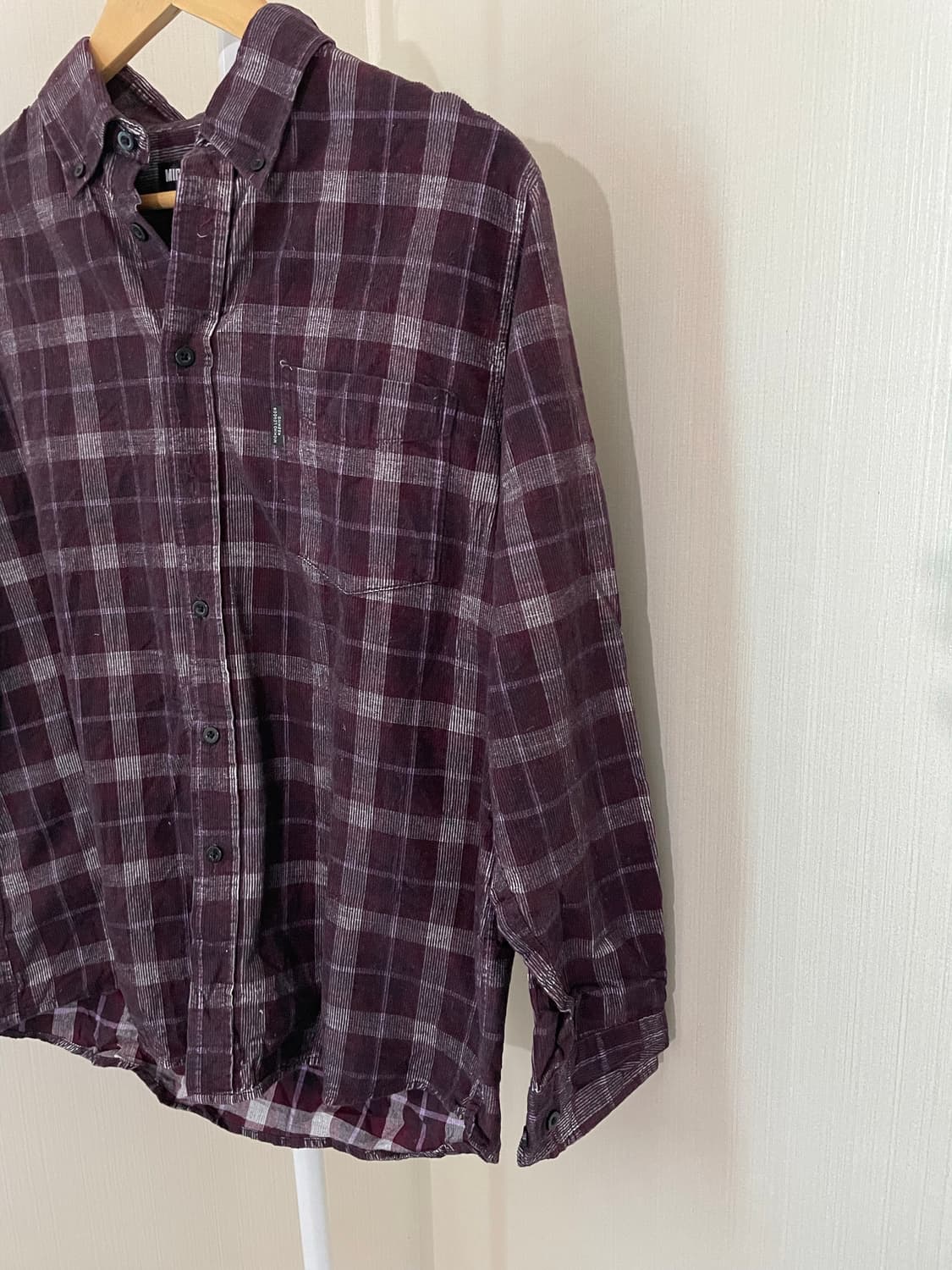 미치코 런던 빈티지 체크 셔츠 상품이미지2