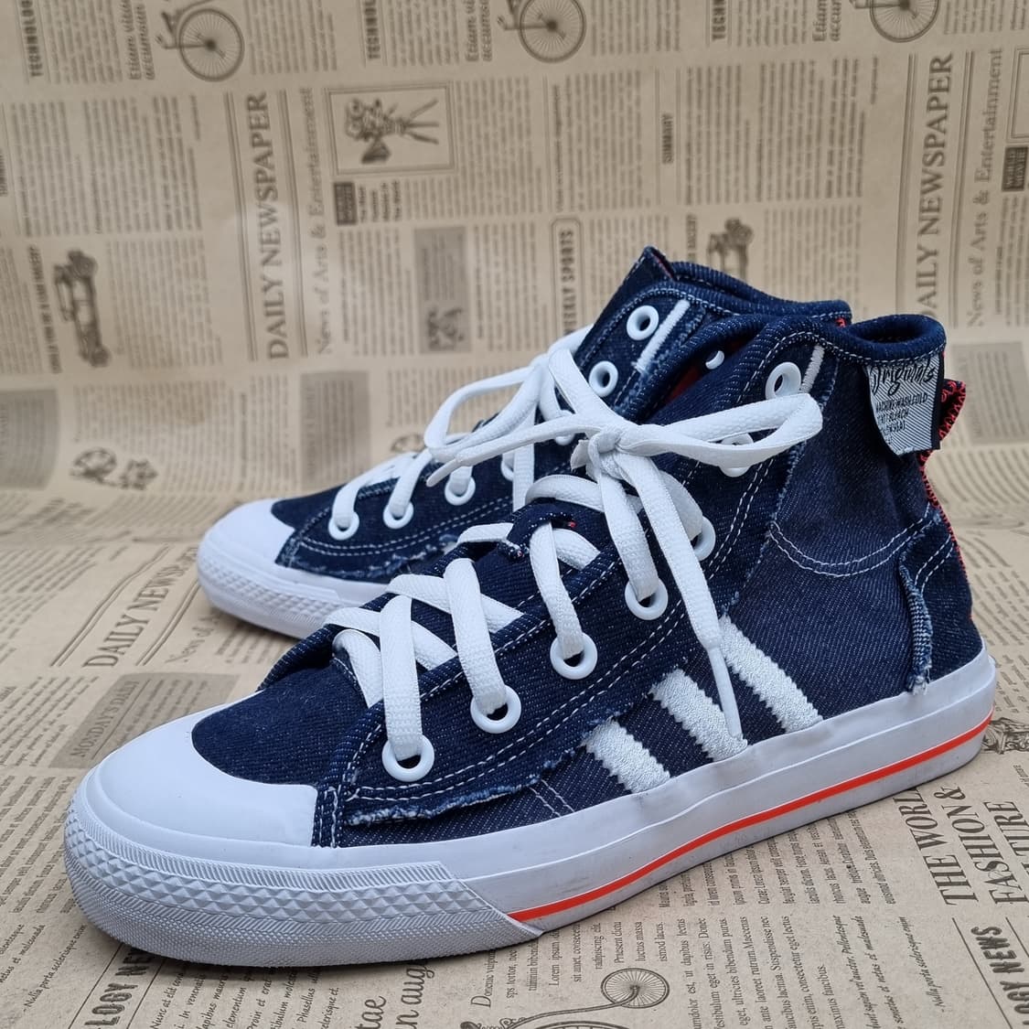 아디다스 니짜 데님 여성하이탑240 상품이미지1