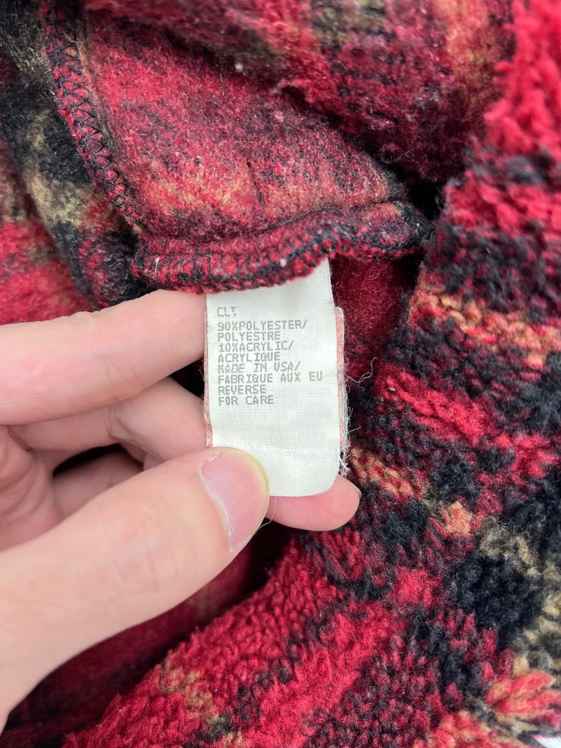 울리치 체크 플리스 자켓 상품이미지4