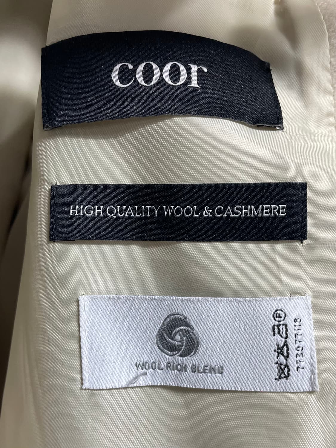 COOR 쿠어 캐시미어 더플 떡볶이 코트 (on.03)  - Price  상품이미지7