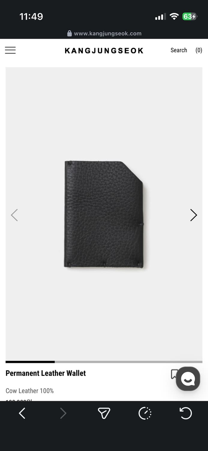 구매)강정석 Permanent Leather Wallet 상품이미지1