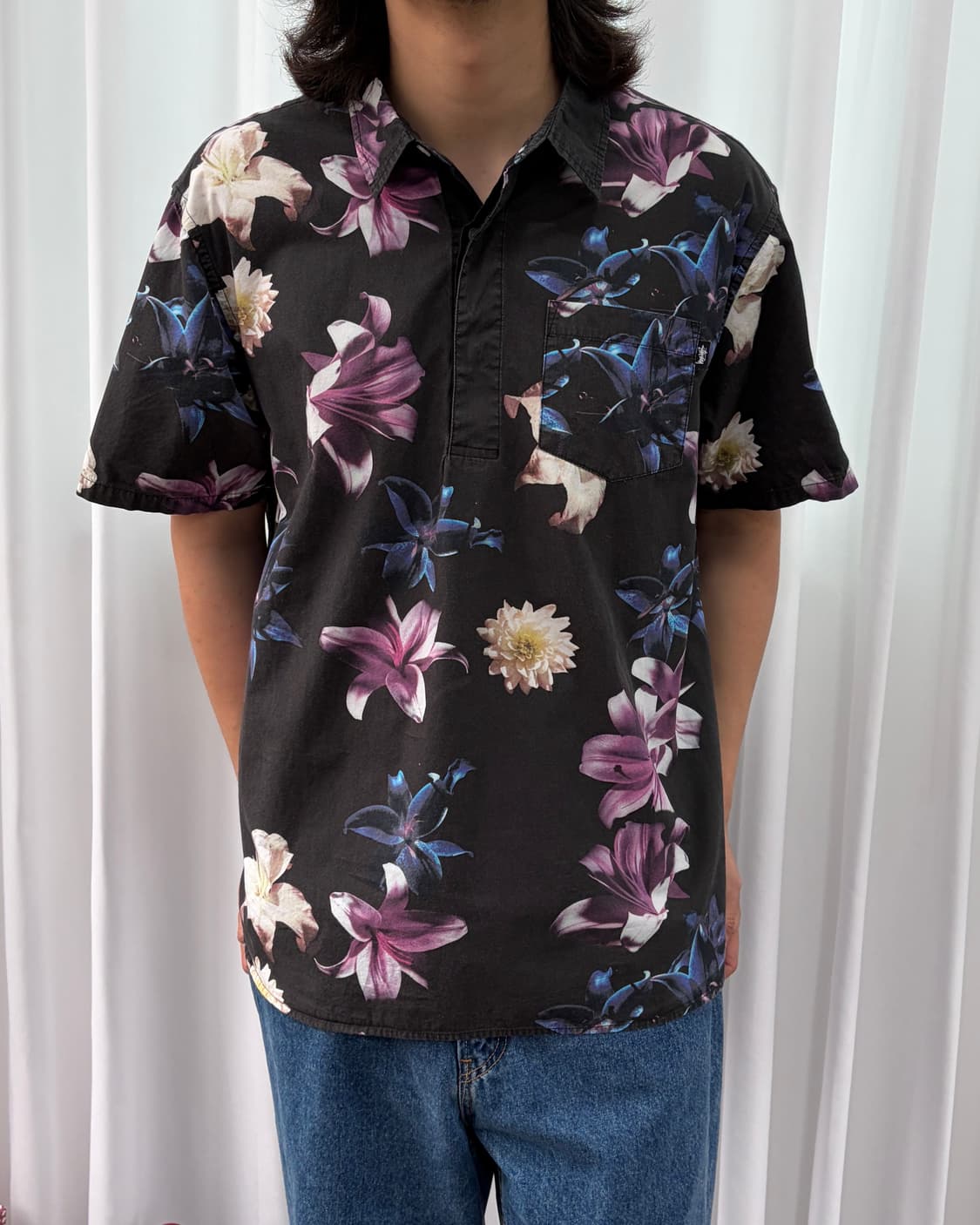 [XL]스투시 하와이안 풀오버 반팔 셔츠 상품이미지3