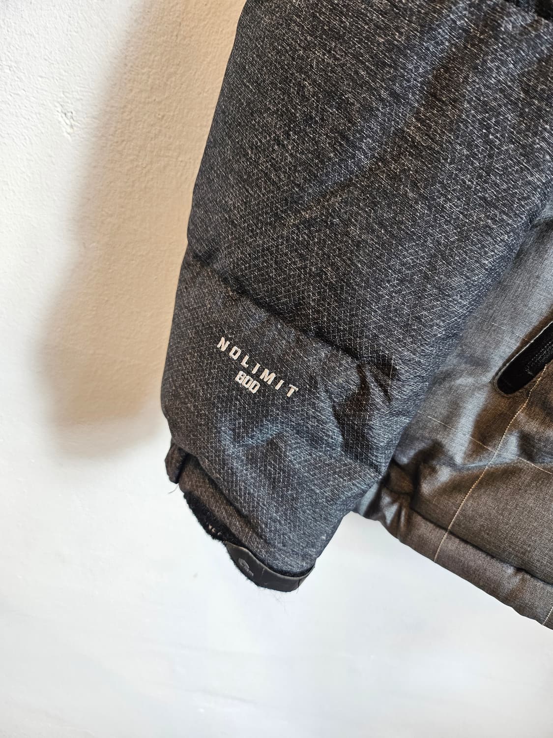 네파 그레이체크 프리미엄 구스패딩 90 S 상품이미지2