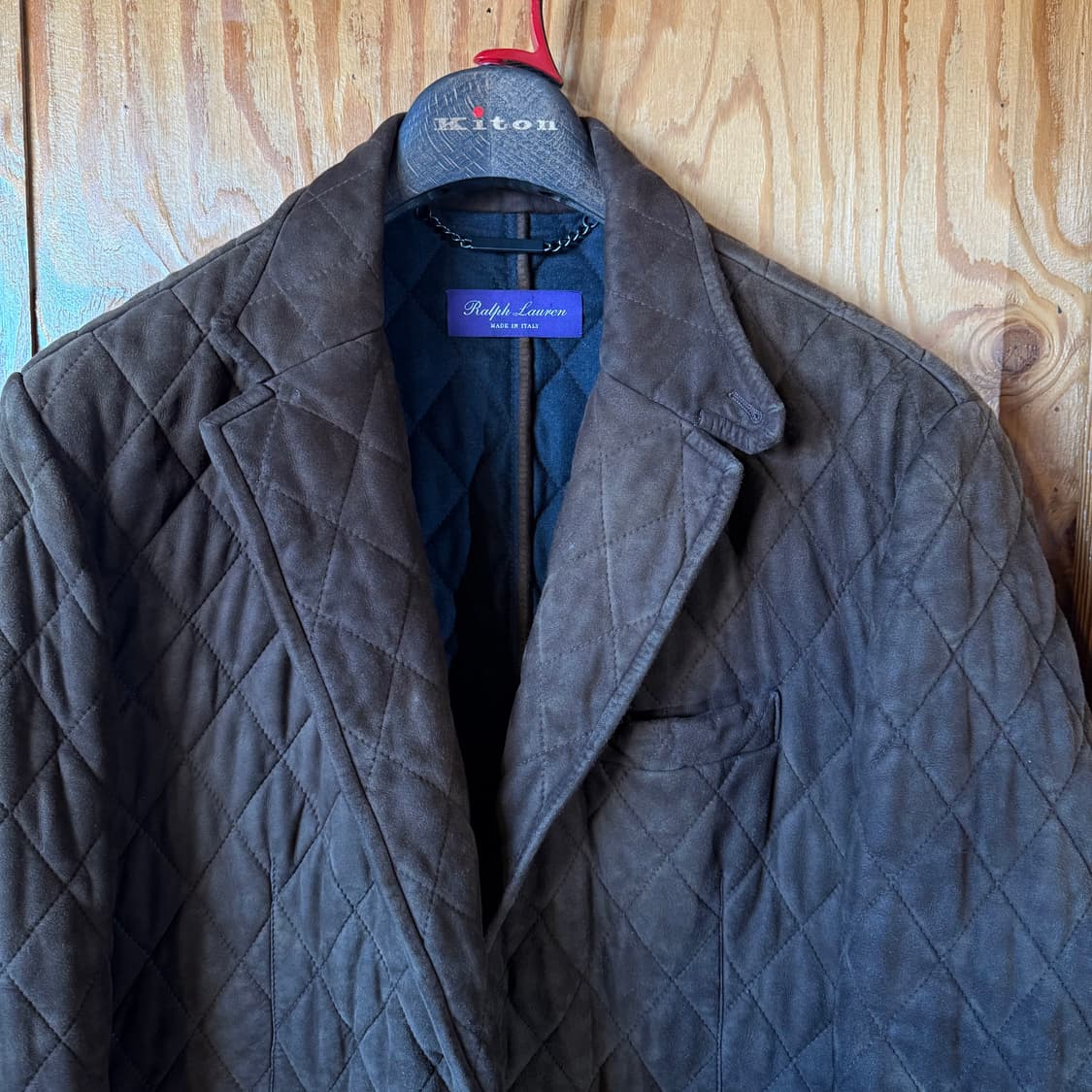 랄프로렌 퍼플라벨 램스킨 스웨이드 블레이저 자켓 상품이미지3