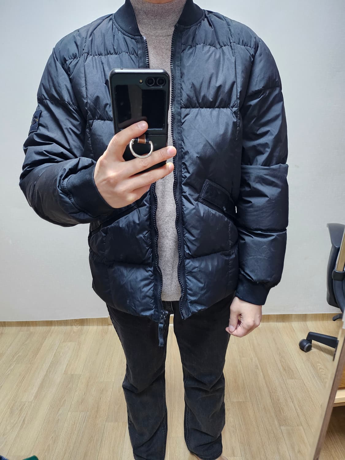 스톤아일랜드 크링클랩스 다운 패딩 상품이미지3