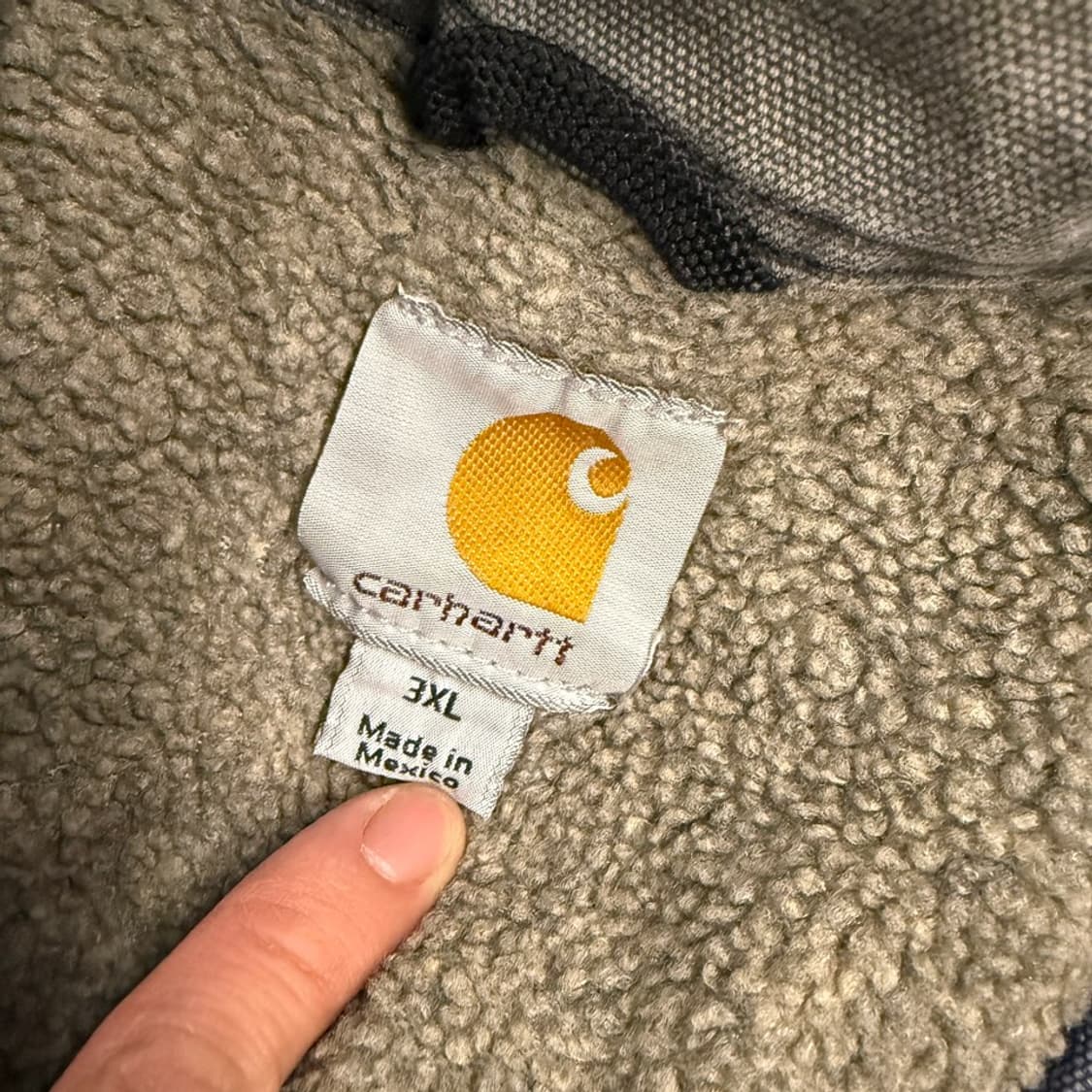 [정품/3xl] 칼하트 쉐르파 워크 자켓 상품이미지7