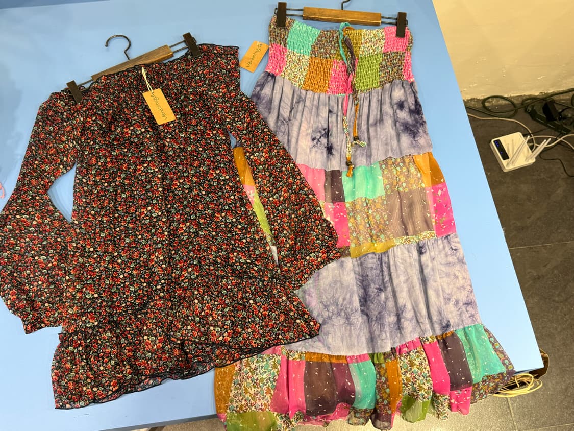 일본빈티지 쉬폰블라우스 원피스 일괄8장 상품이미지5