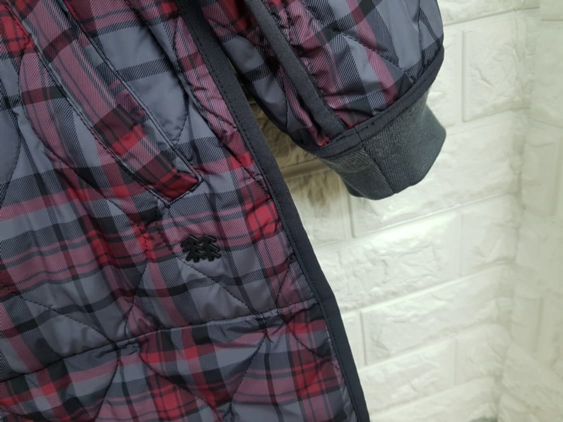 코오롱스포츠 누빔점퍼 55-66(85사이즈) 양면 패딩 체크  상품이미지2