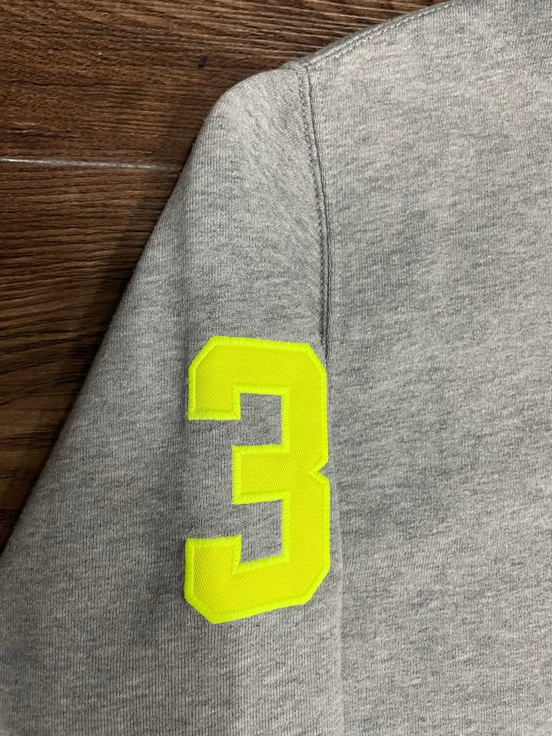 폴로 랄프로렌 빅포니 후드티 그레이 형광 상품이미지5