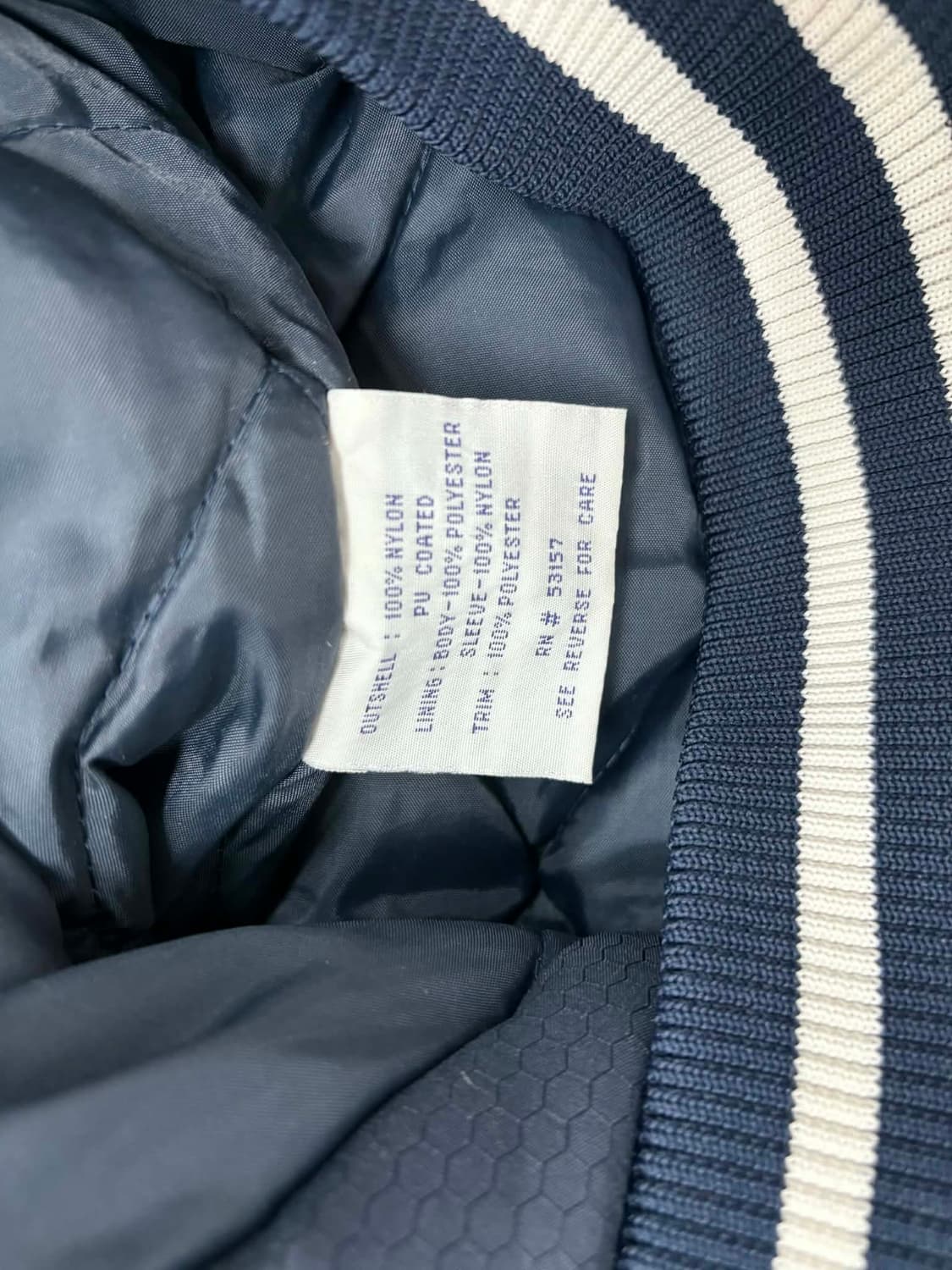 [M] 90s 마제스틱 뉴욕 양키스 바시티 자켓 상품이미지4