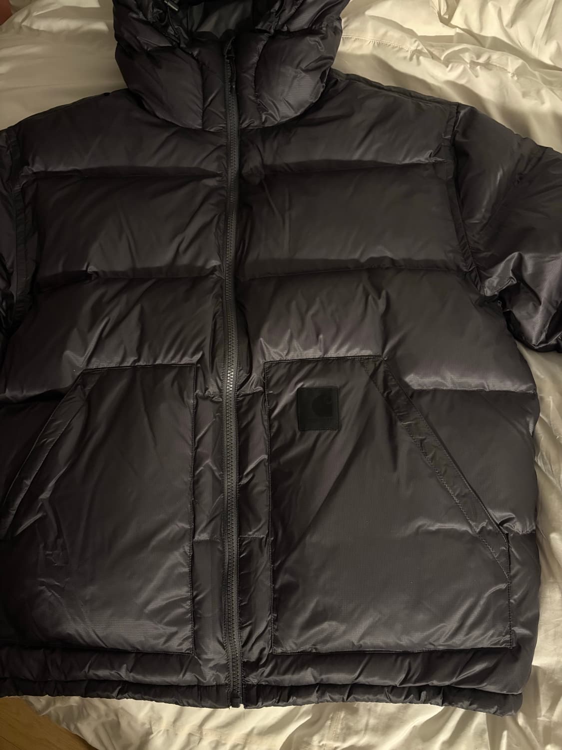 칼하트 루시드 패딩 차콜 그레이 상품이미지2