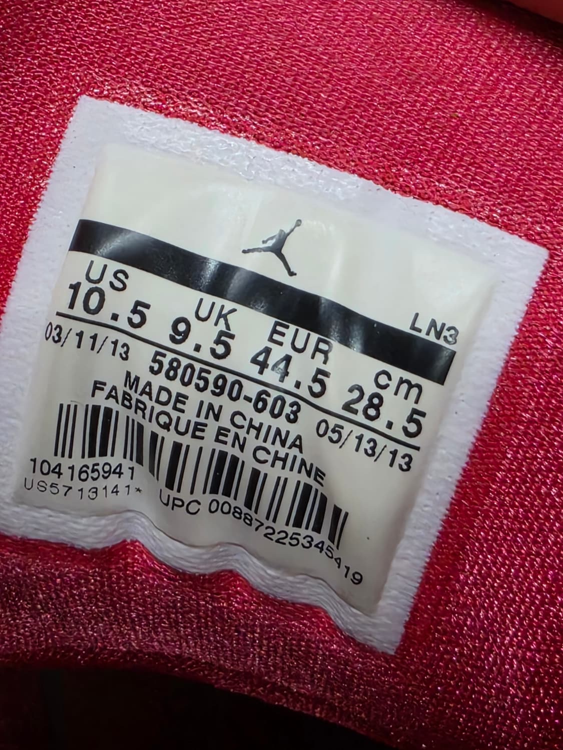 조던 B'O 농구화 버건디/화이트 상품이미지7