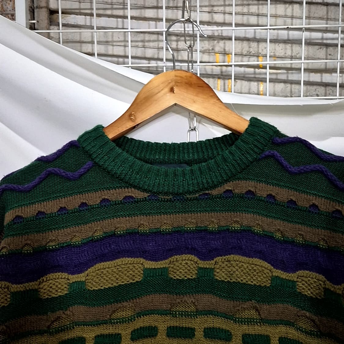 KingsLoad 킹스로드 케이블패턴 니트 상품이미지2