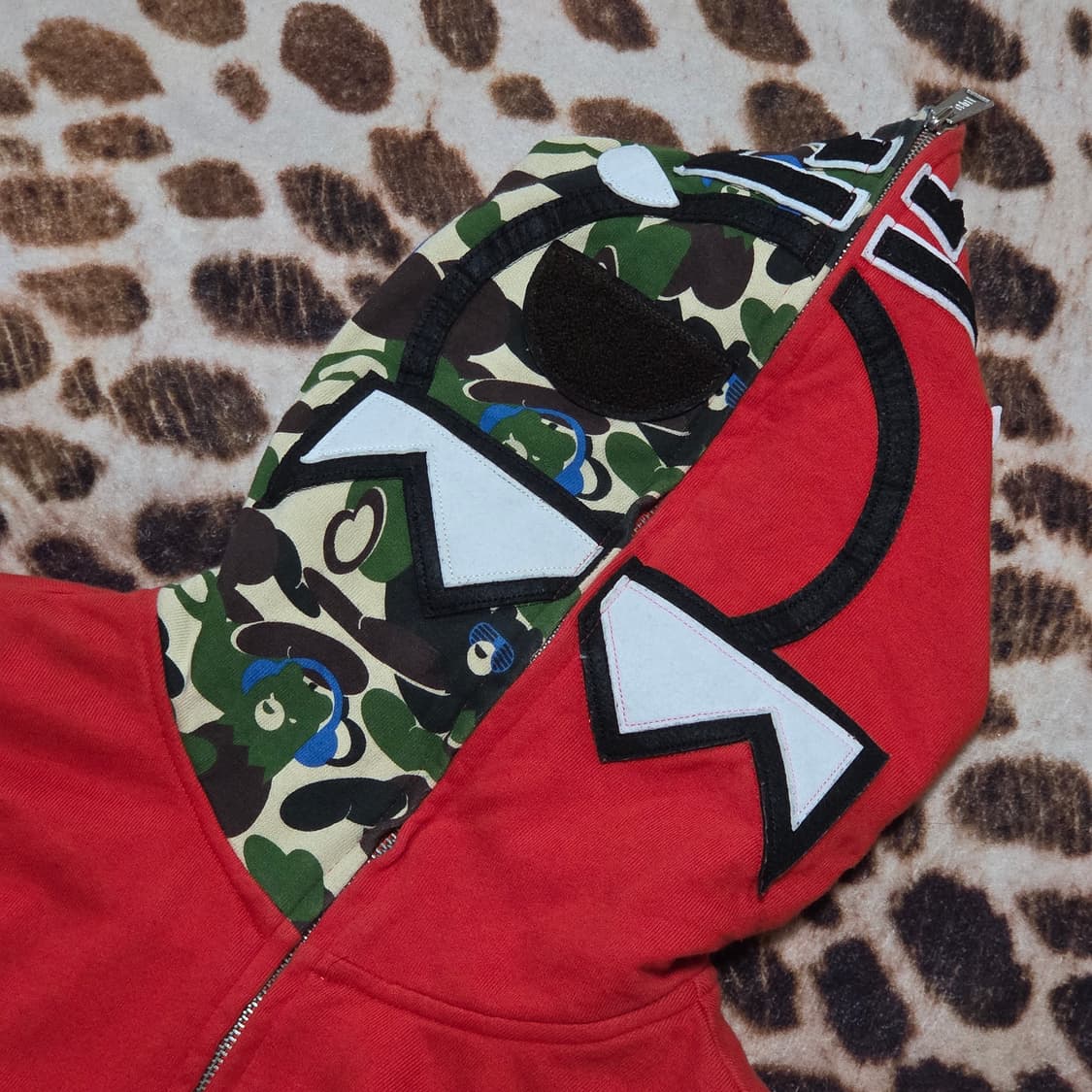 후부 카모 스트릿 패치 후드집업 상품이미지8