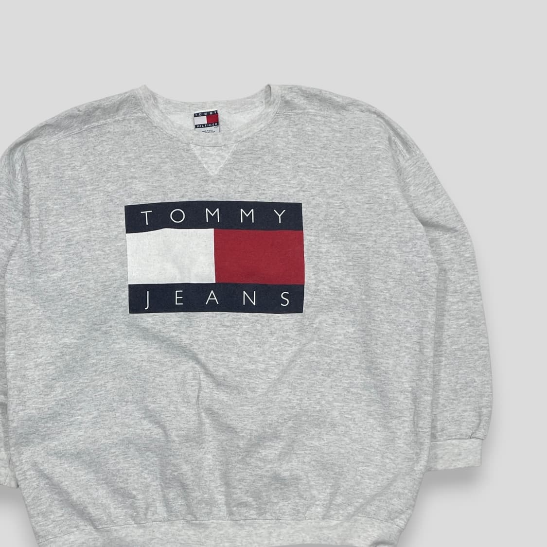 90s USA 타미힐피거 빅플래그 스웻셔츠 맨투맨 상품이미지2